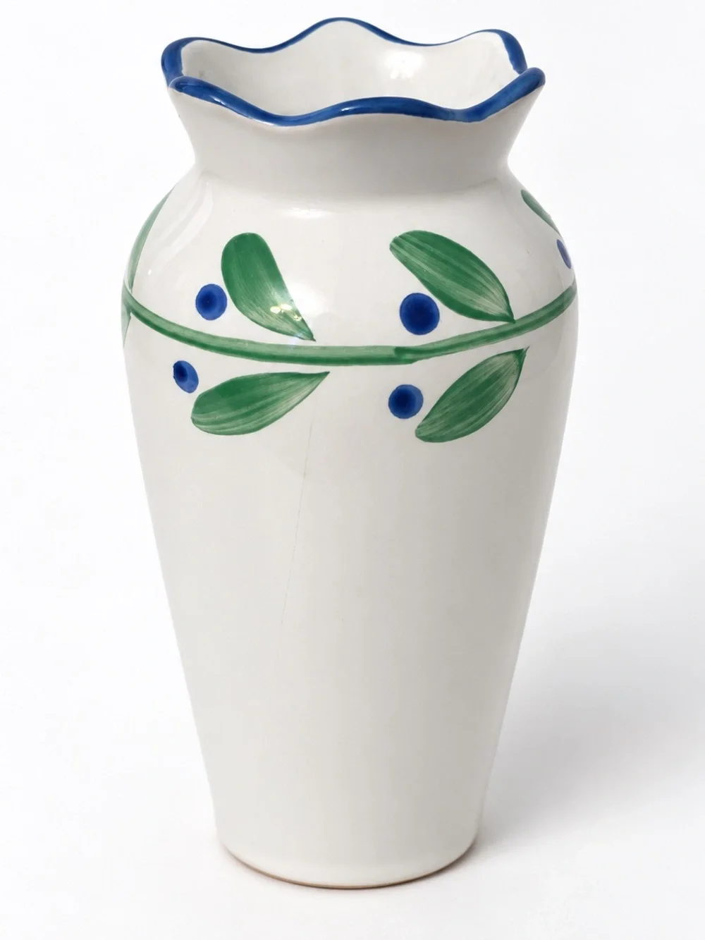 Dansk Portugal Hand-Painted Ceramic Vase – 6 Inches